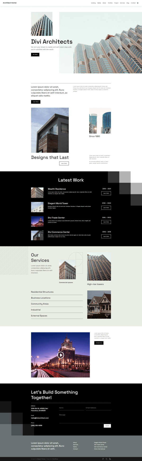 pagina web arquitecto